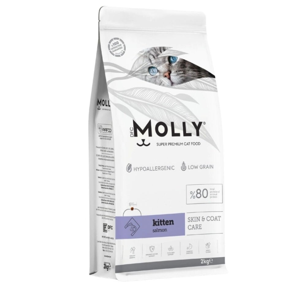 Molly Yavru Kedi Maması Somonlu 2kg