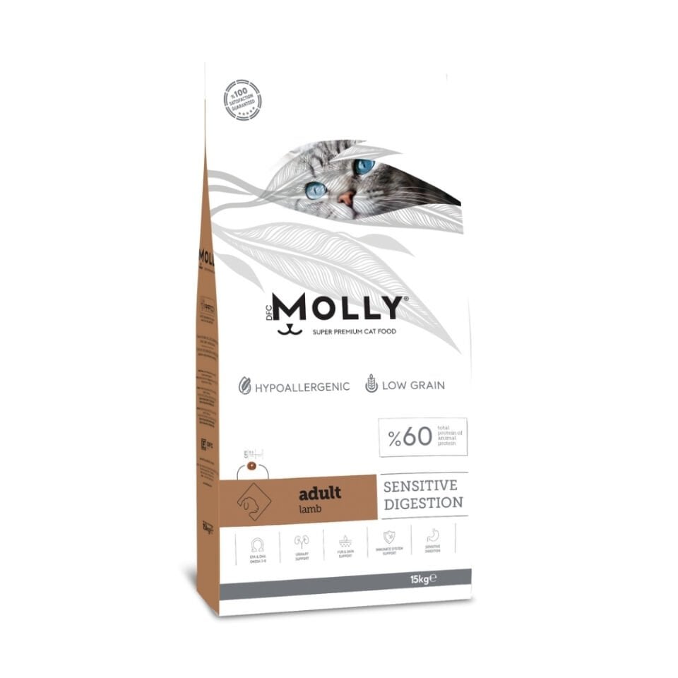 Molly Yetişkin Kedi Maması Kuzulu 15kg