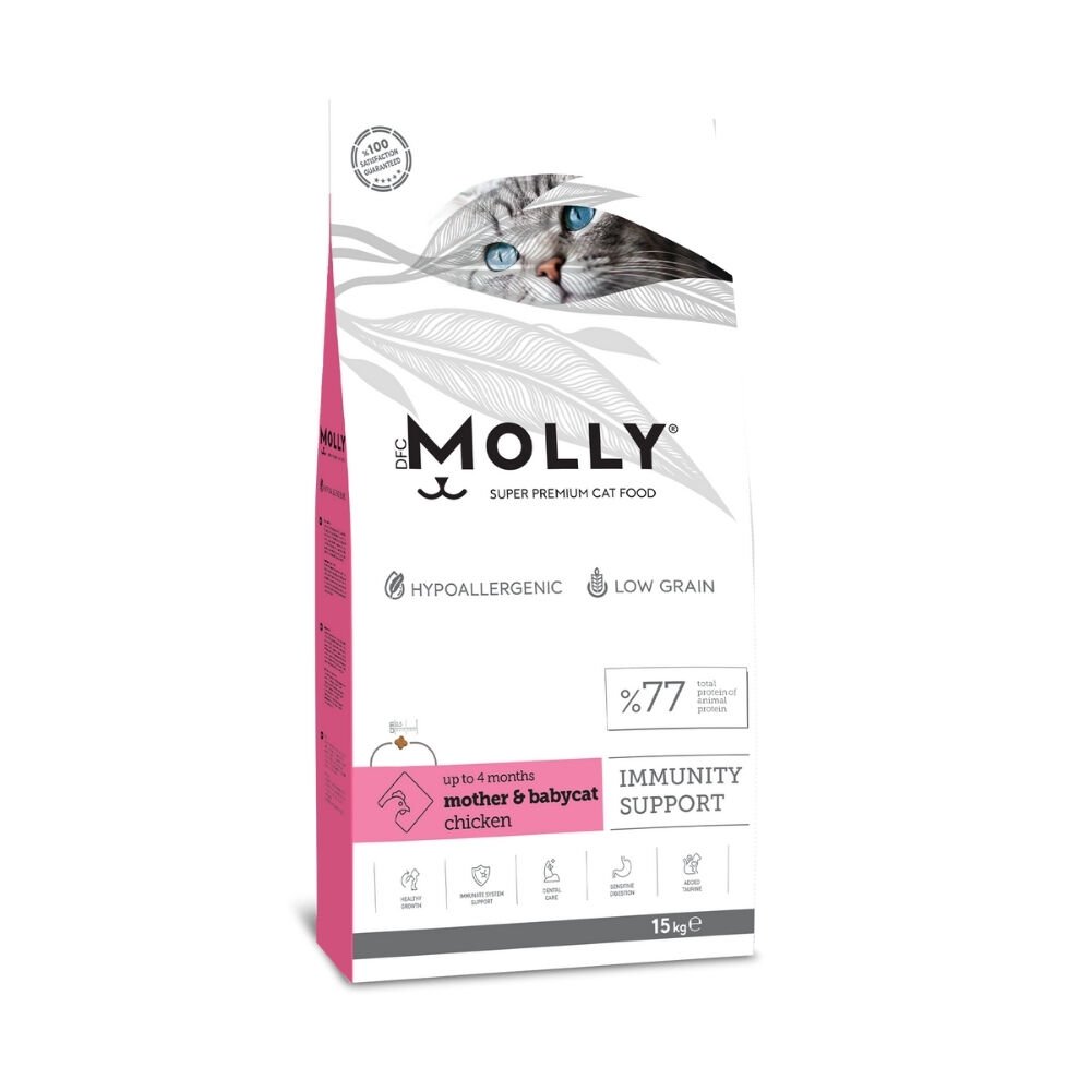 Molly  Anne&Yavru Kedi Maması Tavuklu 15kg