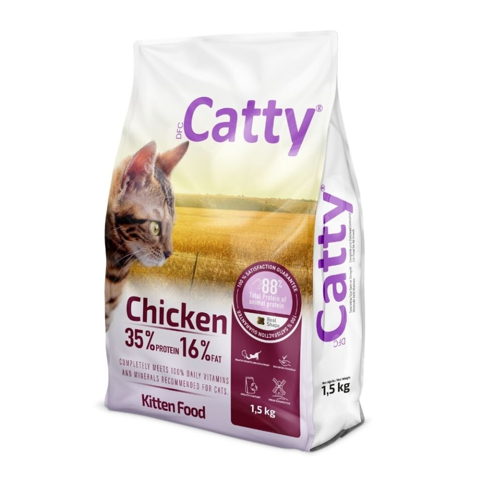 Catty Yavru Kedi Maması Tavuklu 1.5kg
