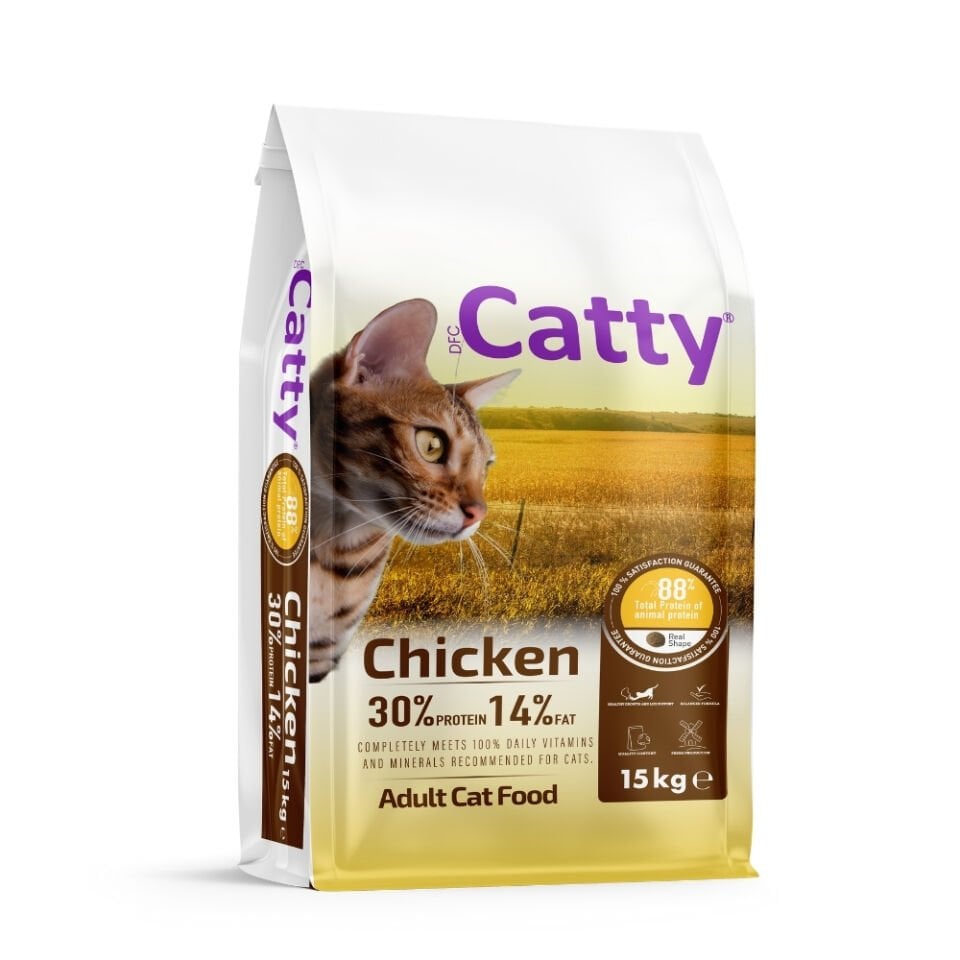 Catty Yetişkin Kedi Maması Tavuklu 15kg
