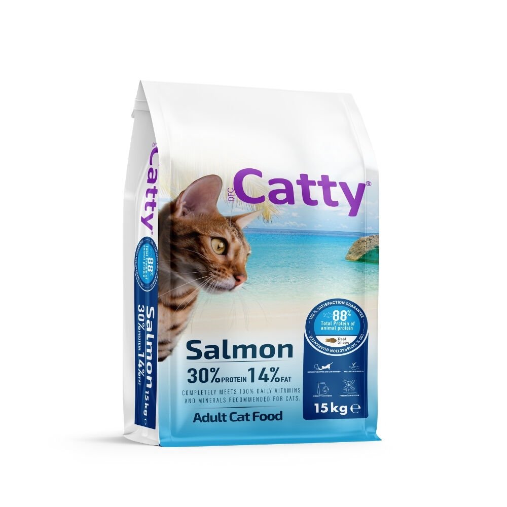Catty Yetişkin Kedi Maması Somonlu 15kg