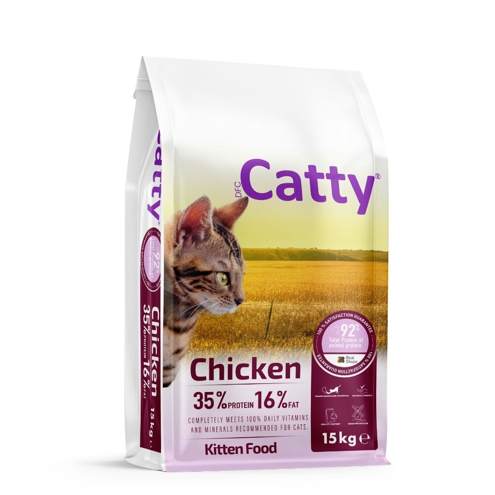 Catty Yavru Kedi Maması Tavuklu 15kg