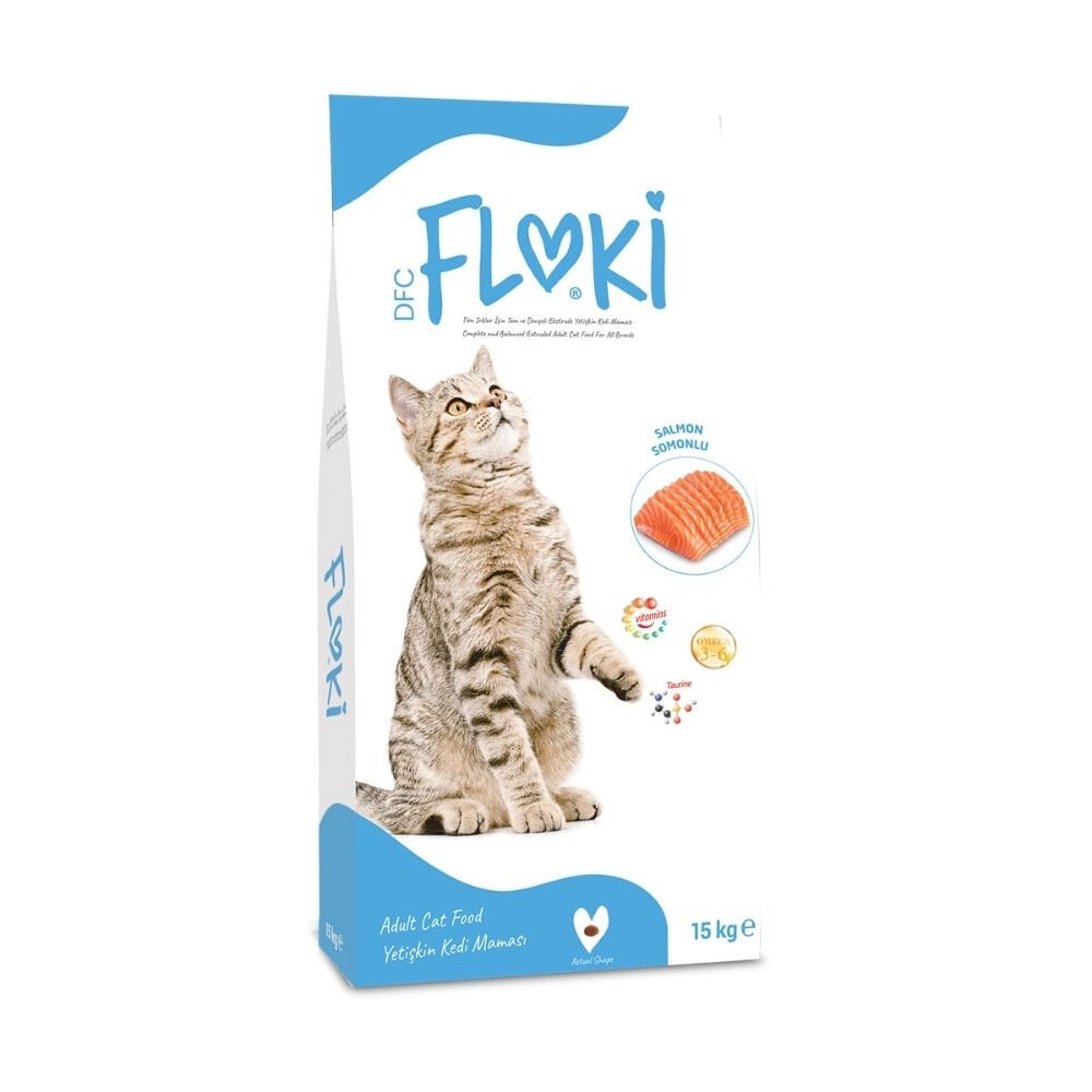 Floki Yetişkin Kedi Maması Somonlu 15kg