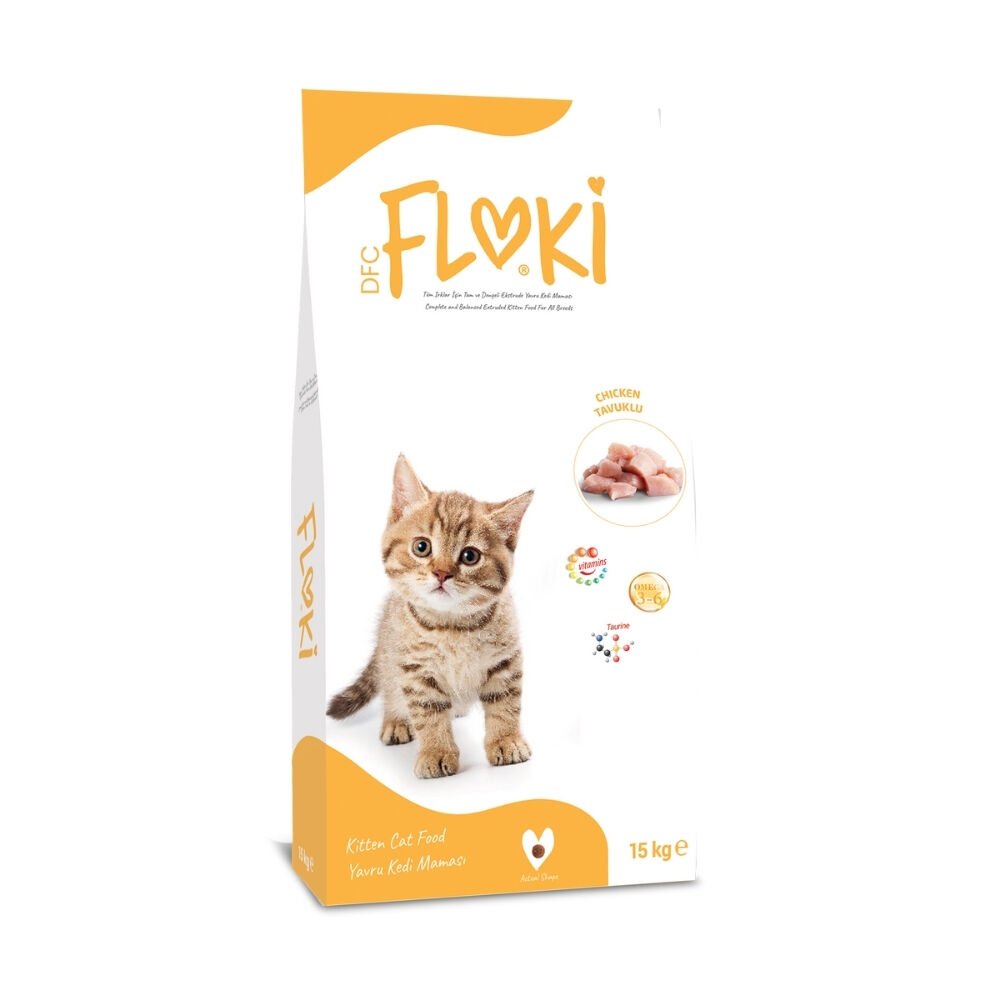 Floki Yavru Kedi Maması Tavuklu  15kg