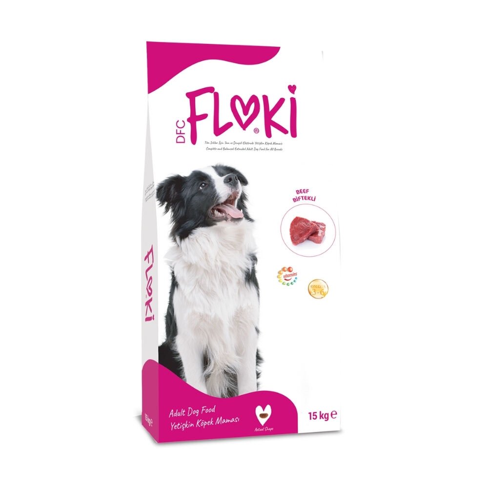 Floki Yetişkin Köpek Maması Biftekli 15kg