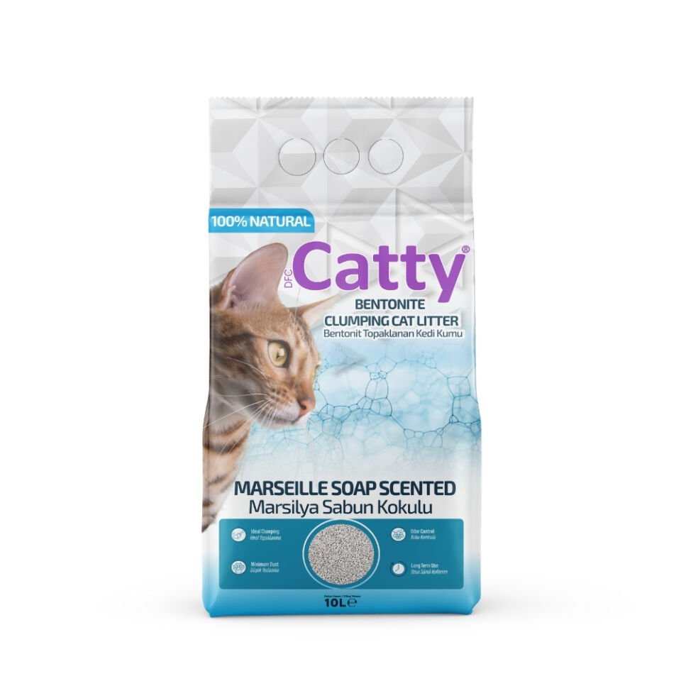 Catty Marsilya Sabun Kokulu  Kedi Kumu 10L