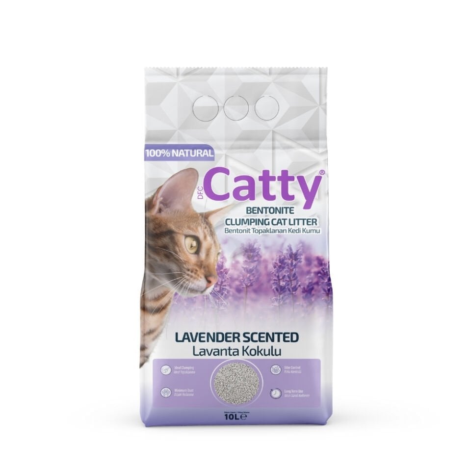 Catty Lavanta Kokulu  Kedi Kumu 10L