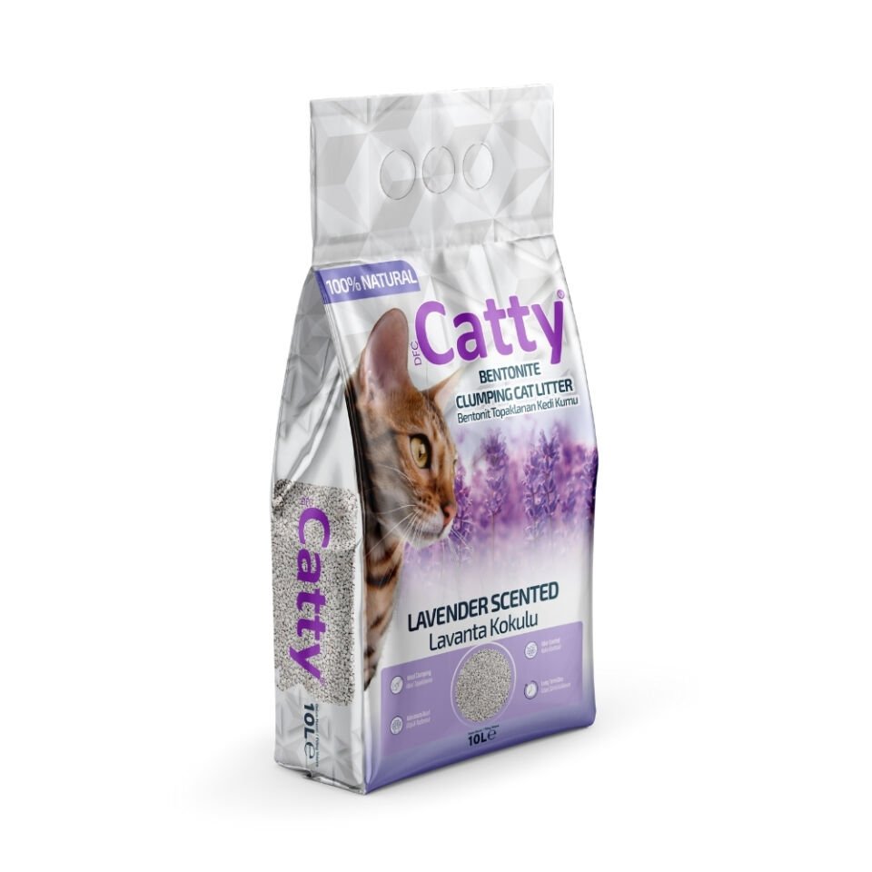 Catty Lavanta Kokulu  Kedi Kumu 10L
