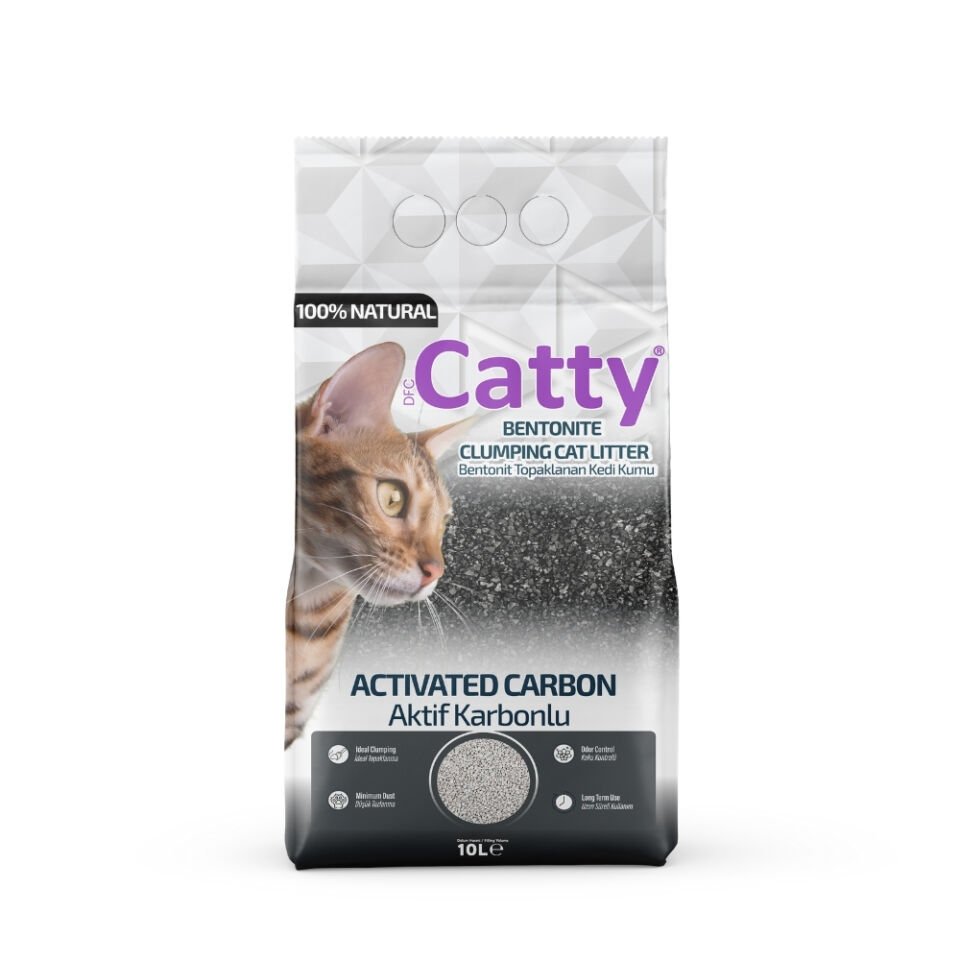 Catty Aktif Karbonlu  Kedi Kumu 10L