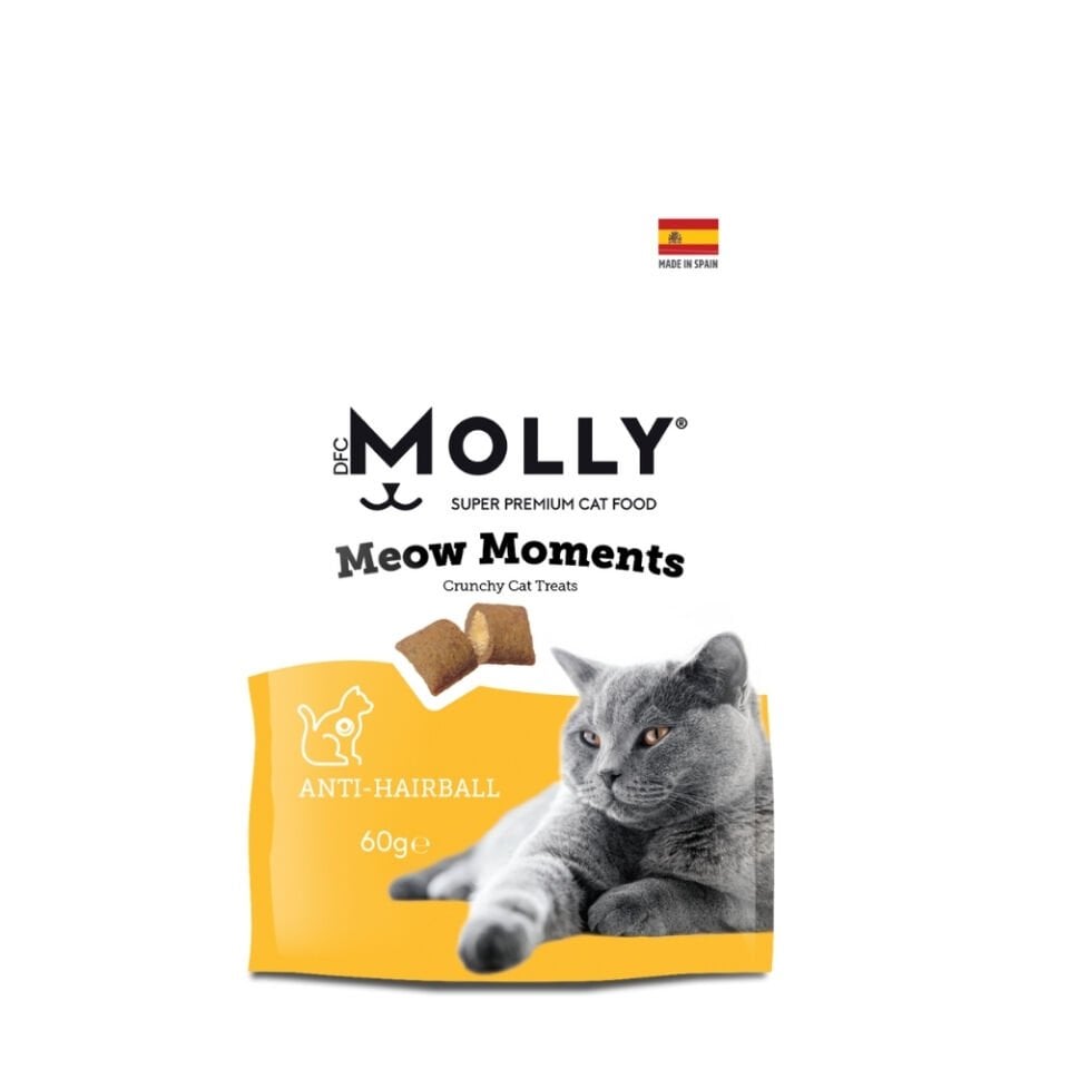 Molly Meow Moments Anti-Hairball Tüy Yumağı Kontrolü 60G