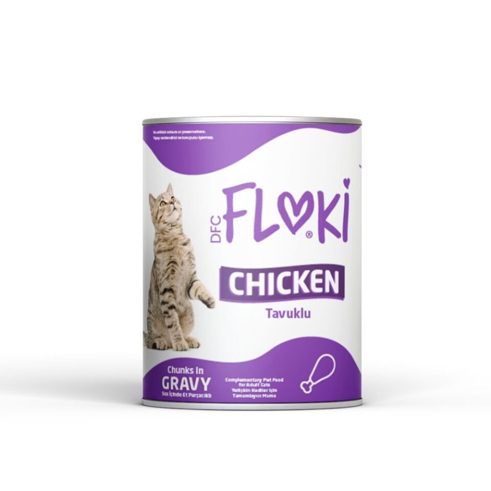 Floki Konserve Yetişkin Kedi Sos İçinde Tavuklu 400g