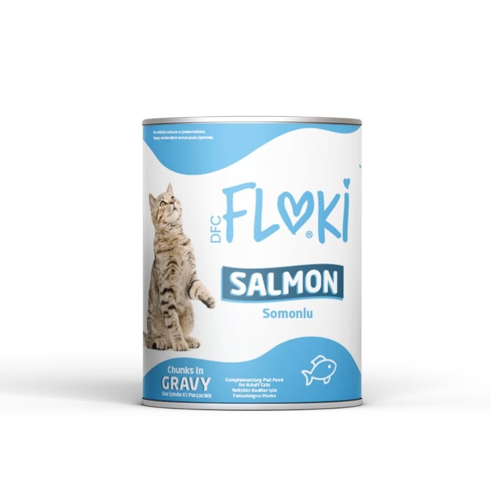 Floki Konserve Yetişkin Kedi Sos İçinde Somonlu 400g