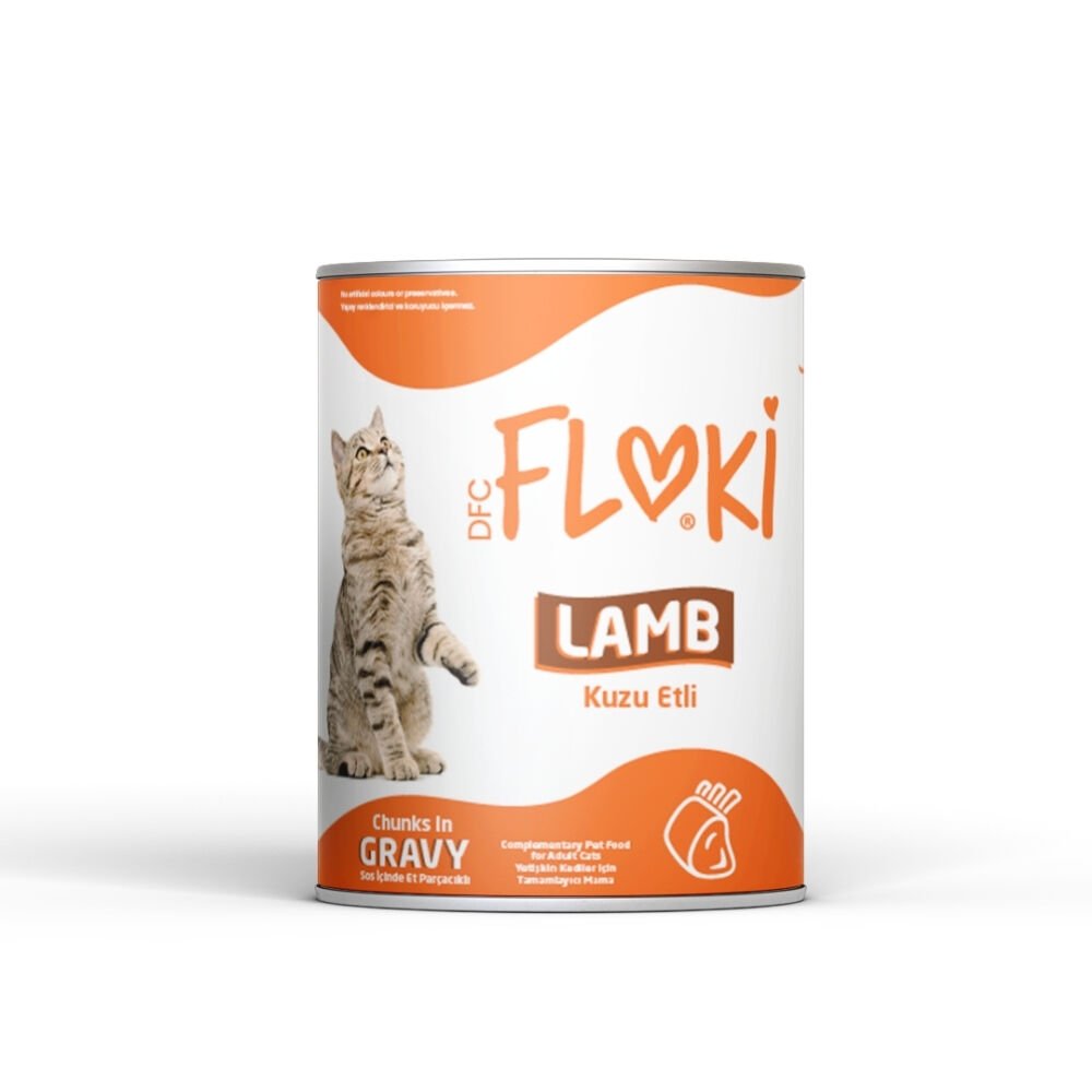 Floki Konserve Yetişkin Kedi Sos İçinde Kuzu Etli 400g