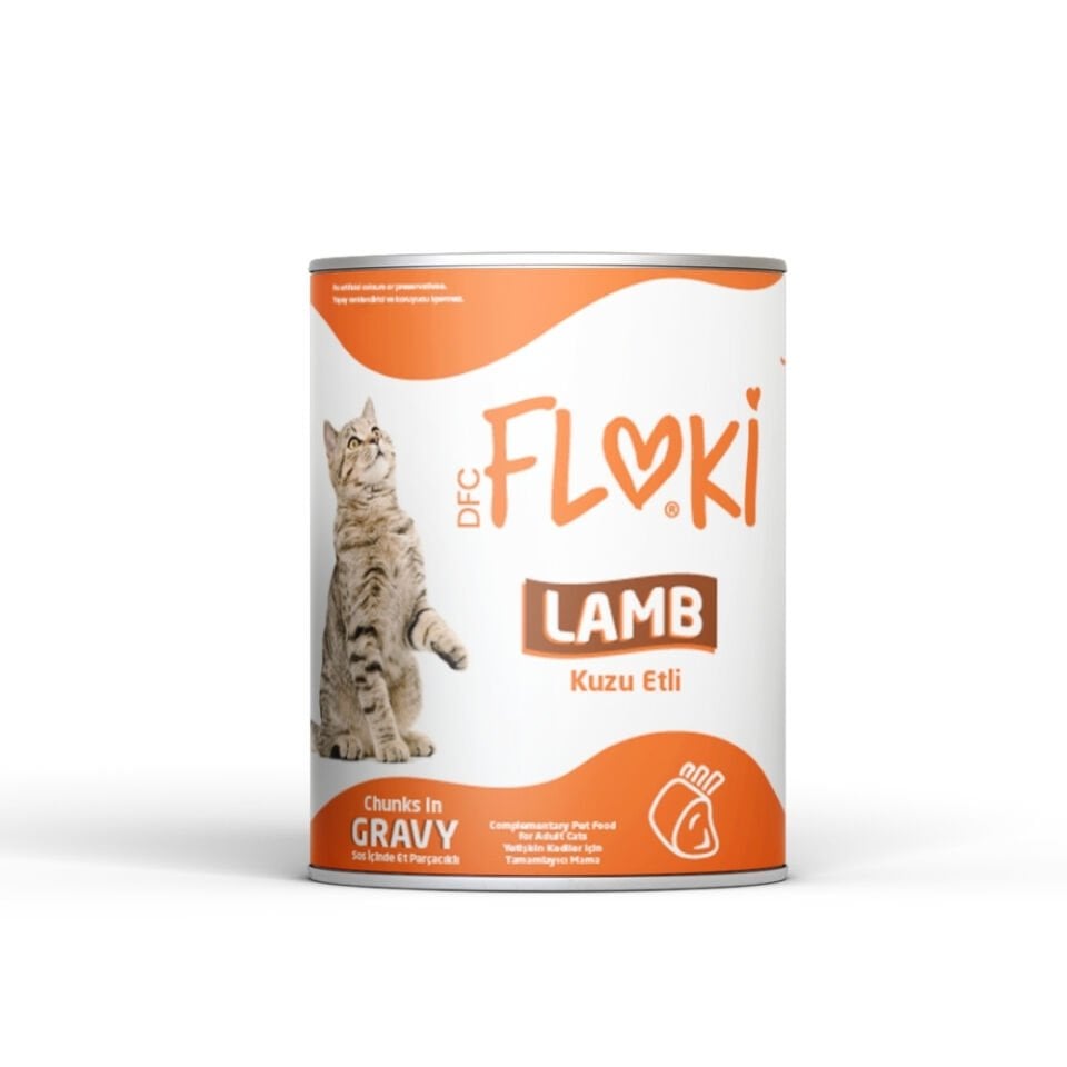 Floki Konserve Yetişkin Kedi Sos İçinde Kuzu Etli 400g