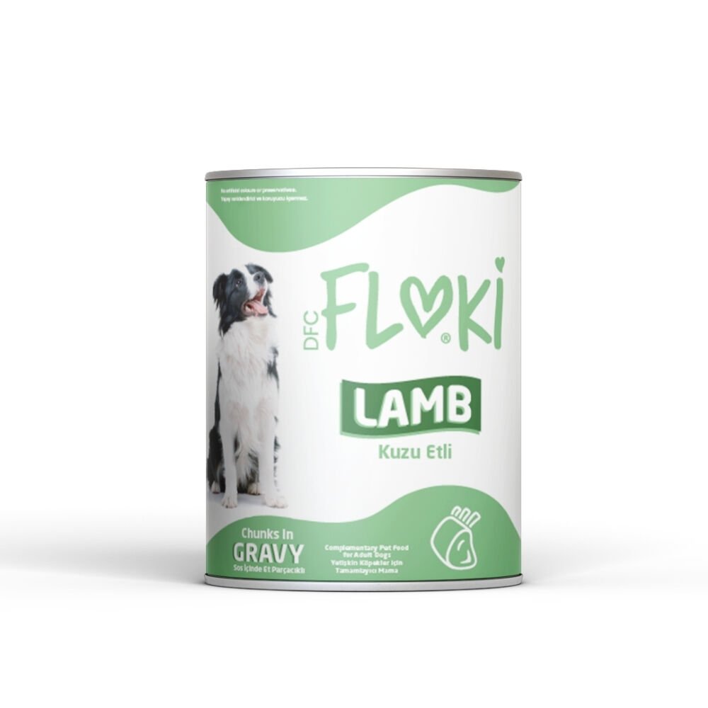 Floki Konserve Yetişkin Köpek Sos İçinde Kuzu Etli 400g