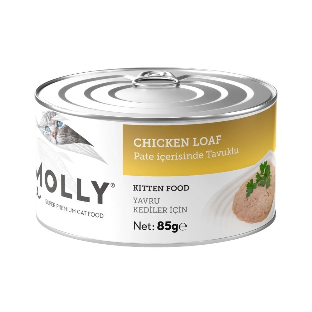 Molly Tavuklu Ezme Yavru Kedi Konservesi 85gr