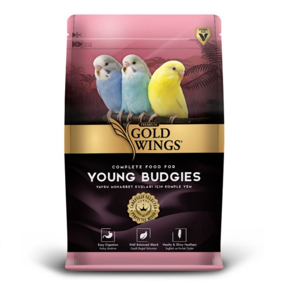 Gold Wings Premium Yavru Muhabbet Kuşu Yemi 1Kg