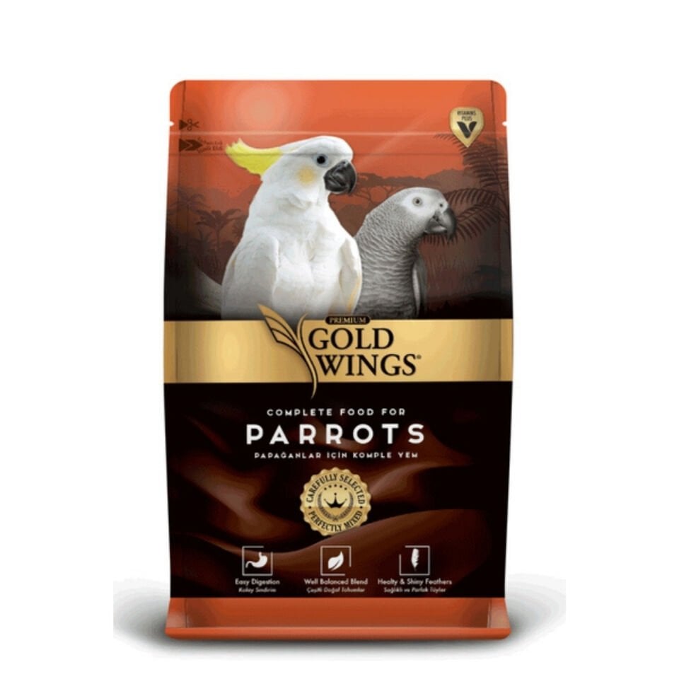 Gold Wings Premium Premium Papağan 1 Kg