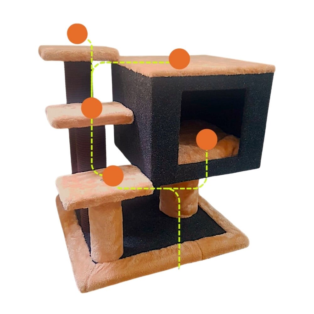 Zaf Kedi Tırmalama Tahtası Model101