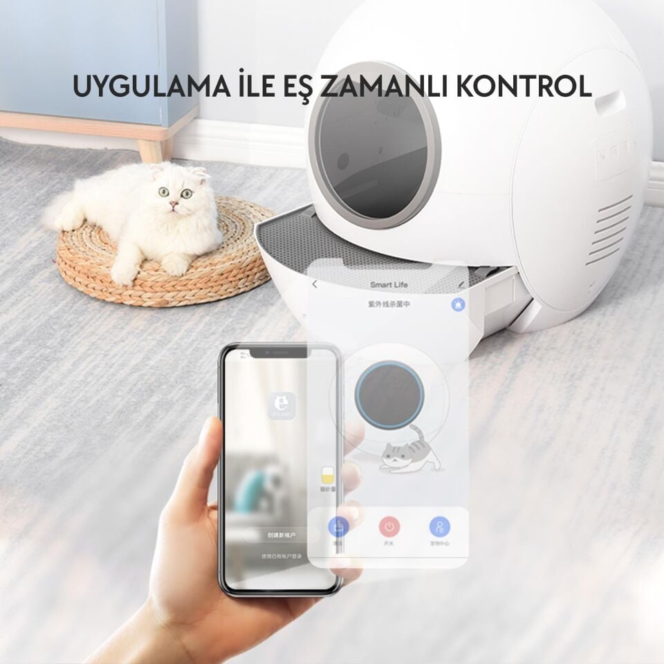 ELS Pet Otomatik Kedi Tuvaleti