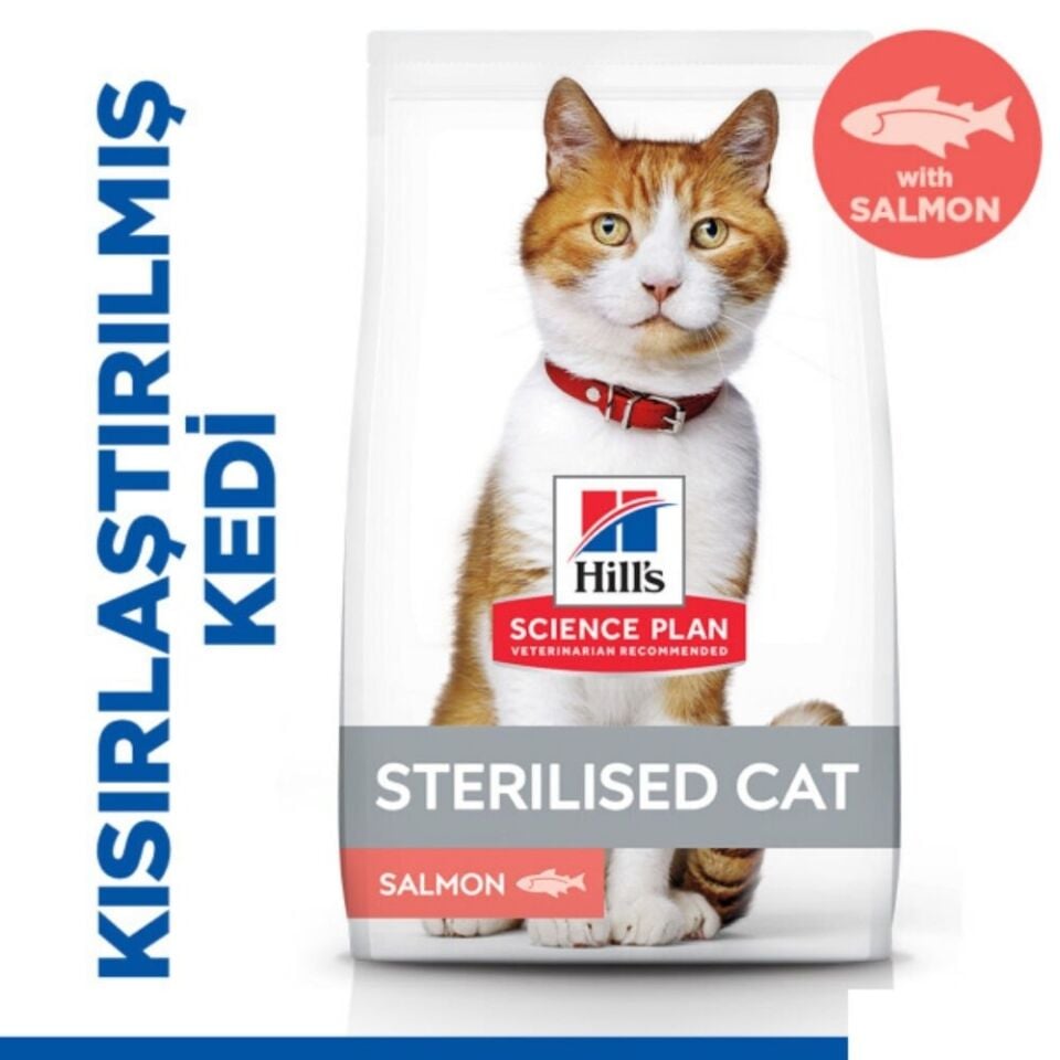 Hill's SCIENCE PLAN Somonlu Kısırlaştırılmış Yetişkin Kedi Maması 3kg