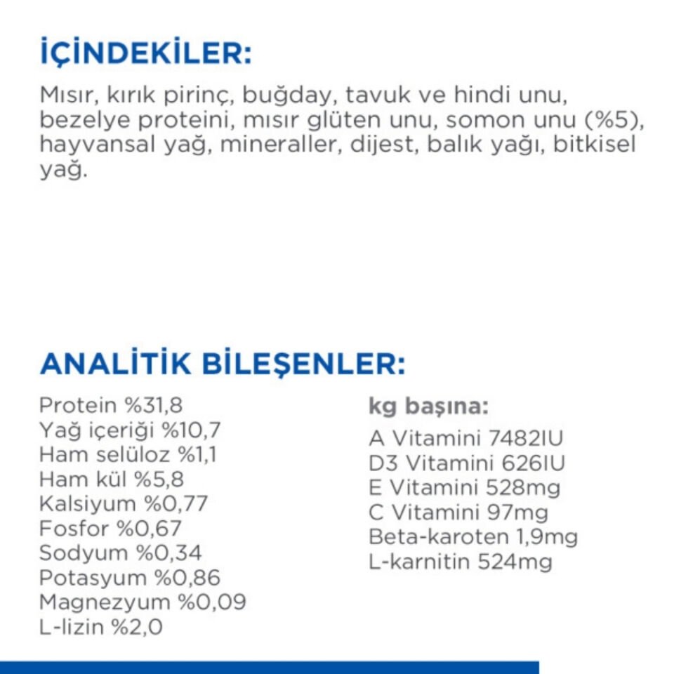 Hill's SCIENCE PLAN Somonlu Kısırlaştırılmış Yetişkin Kedi Maması 8kg + 2kg HEDİYE!