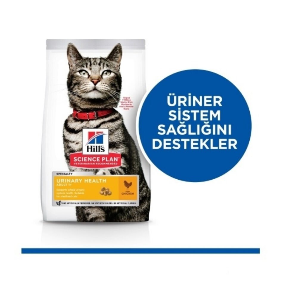 Hill's SCIENCE PLAN Üriner Sistem Tavuklu Yetişkin Kedi Maması 1,5kg