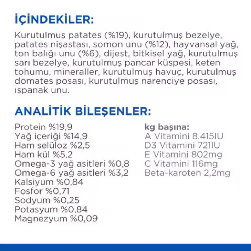 Hill's SCIENCE PLAN Hipoalerjenik Somonlu Orta Irk Yetişkin Köpek Maması 2,5kg