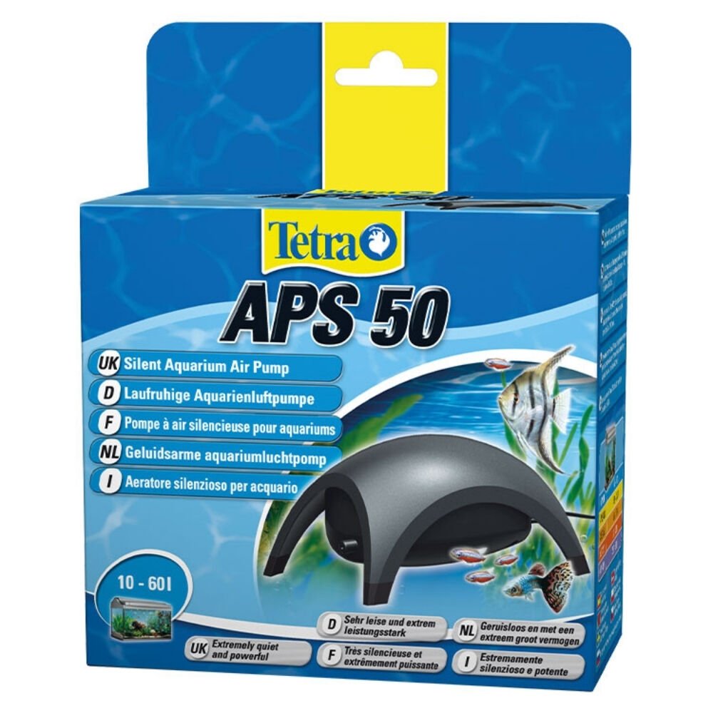 Tetra APS 50 Sessiz Hava Motoru - Siyah - 10/60L Akvaryum