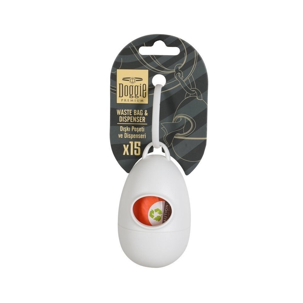 Doggie Atık Torbası Kutusu Beyaz