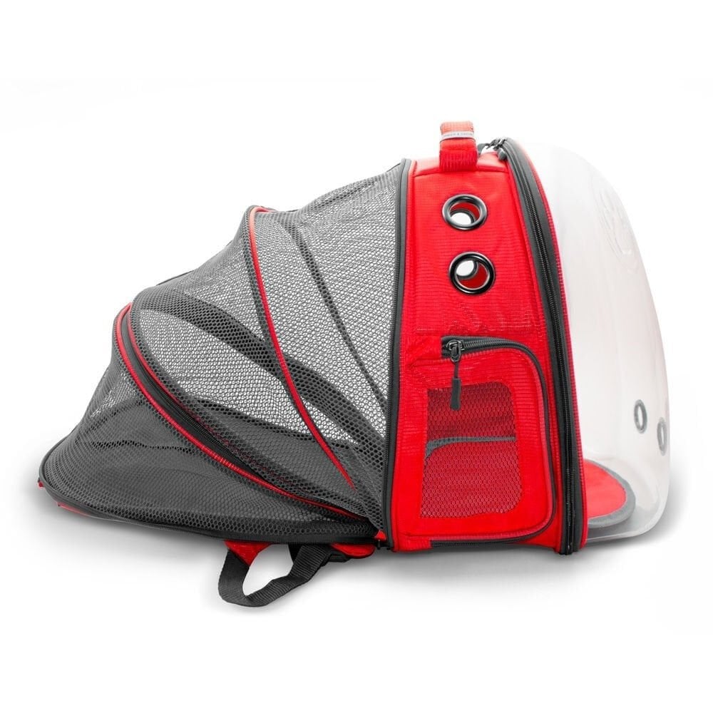 Cattie Yeni Fileli Taşıma Sırt Çantası Kırmızı 25x60x40CM