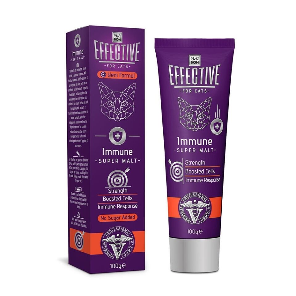 Effective Immun Bağışıklık Destekleyici Kedi Malt Macunu 100gr