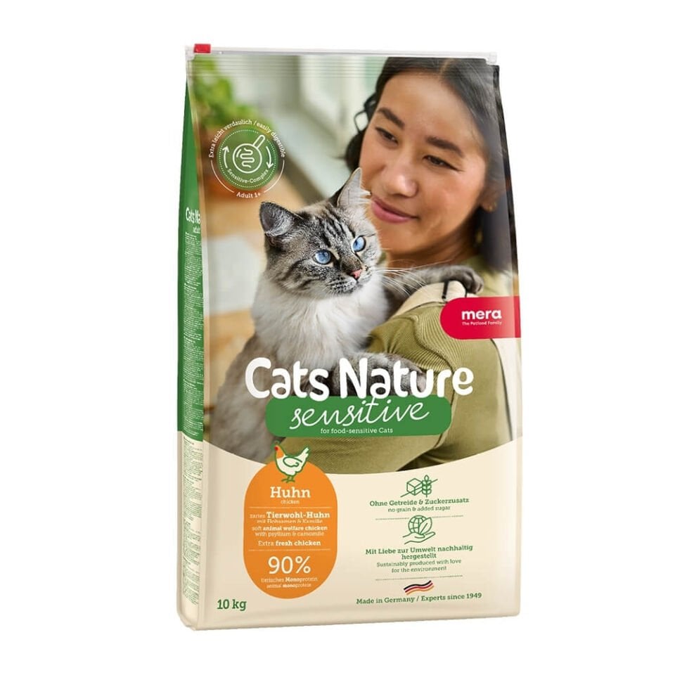 Mera Adult Sensitive Tahılsız Tavuklu Hassas Yetişkin Kedi Maması 10 Kg