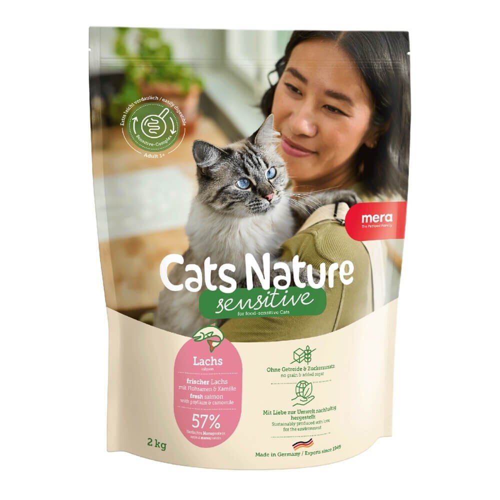 Mera Cats Nature Tahılsız Somonlu Yetişkin Kedi Maması 2 KG