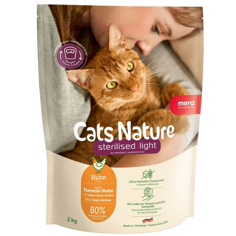Mera Cats Sterilised Kümes Hayvanlı Kısır Kedi Maması 2 Kg