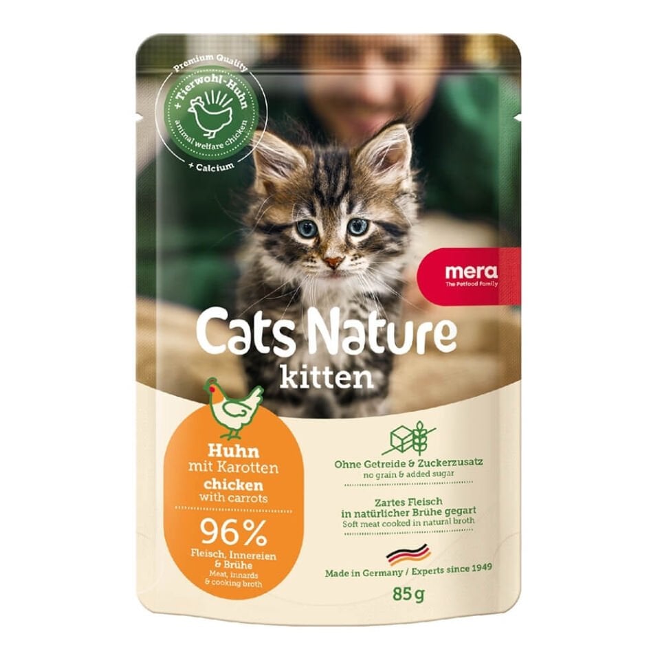 Mera Cats Nature Kitten Yavru Kedi Yaş Maması 85 Gr
