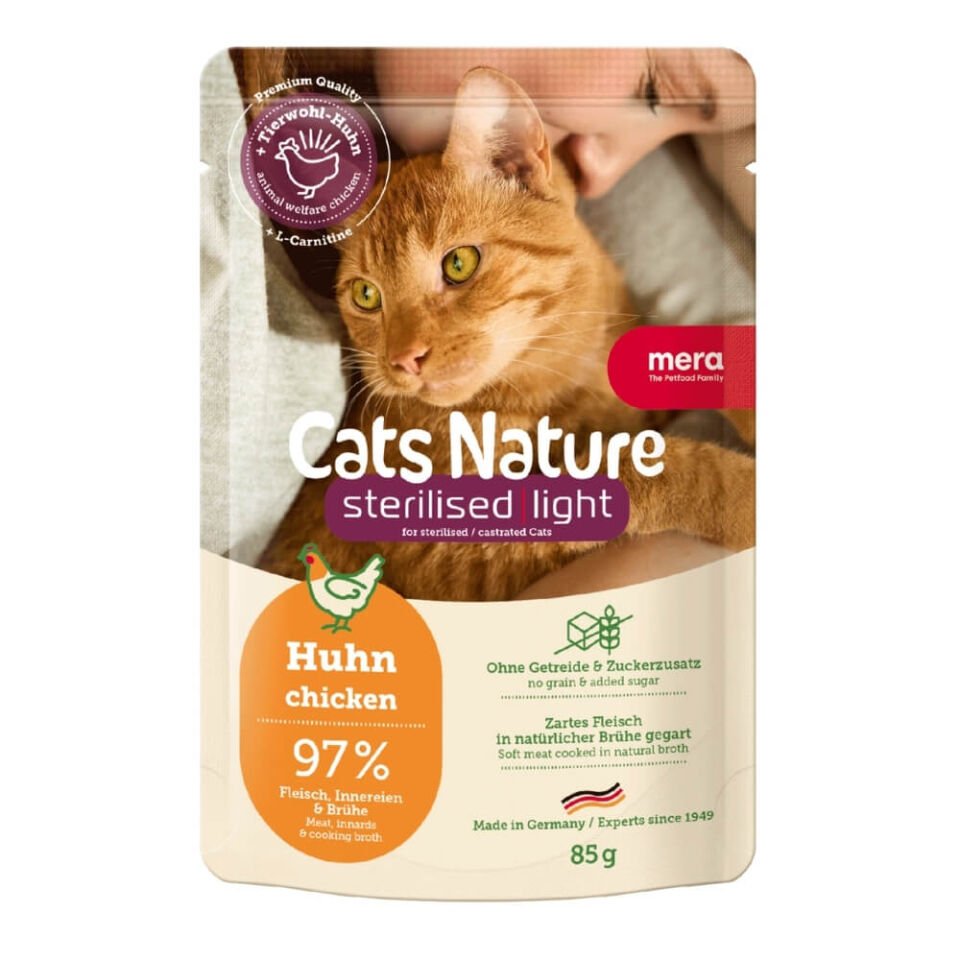 Mera Sterilized Tavuklu Kısır Kedi Yaş Maması 85 Gr