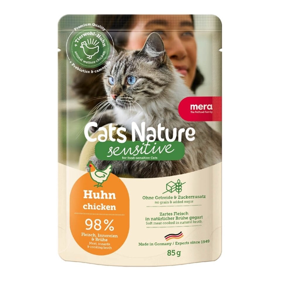 Mera Cats Nature Tavuklu Yetişkin Kedi Yaş Maması 85 Gr