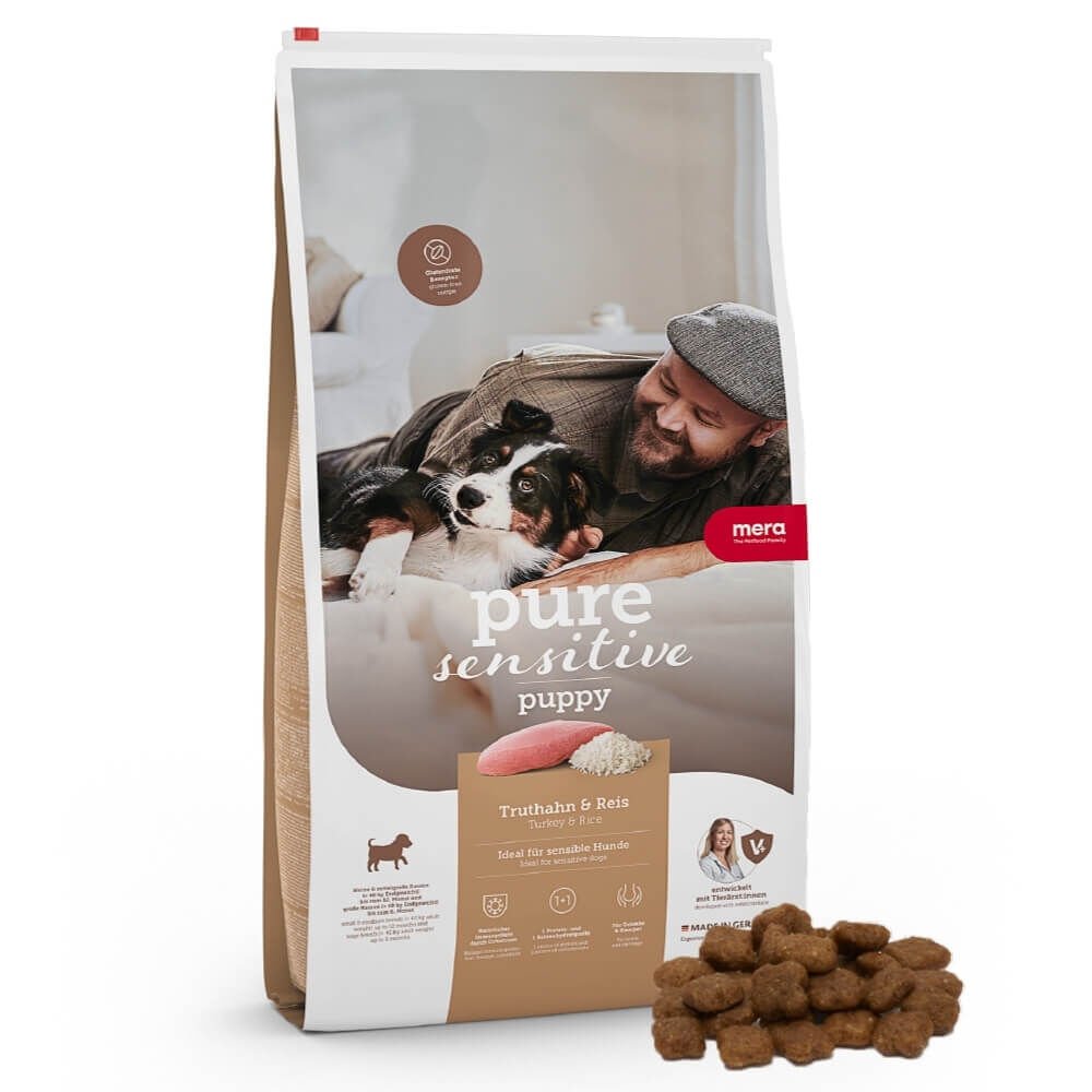 Mera Pure Sensitive Puppy Hindili Yavru Köpek Maması 4 Kg