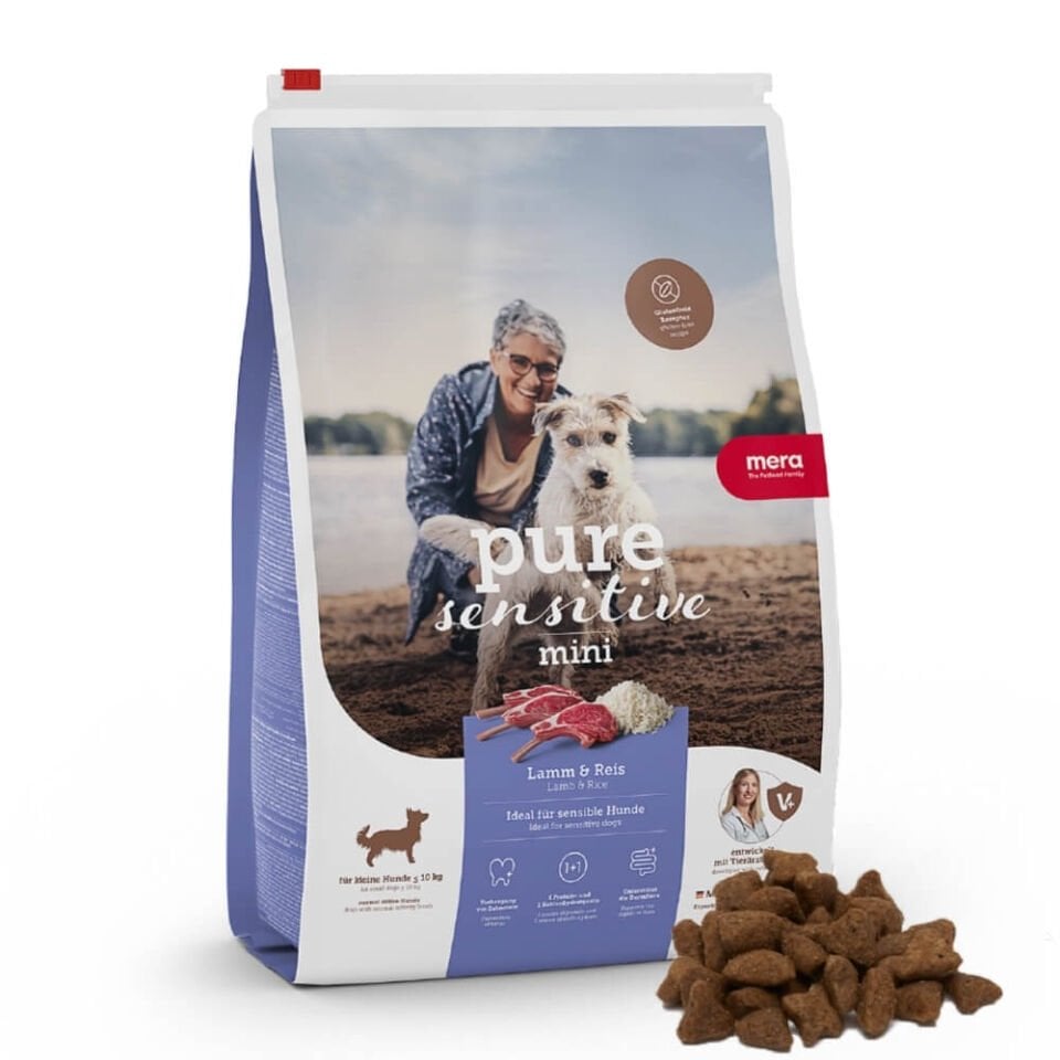 Mera Pure Sensitive Mini Adult Kuzu Etli Yetişkin Köpek Maması 1 Kg