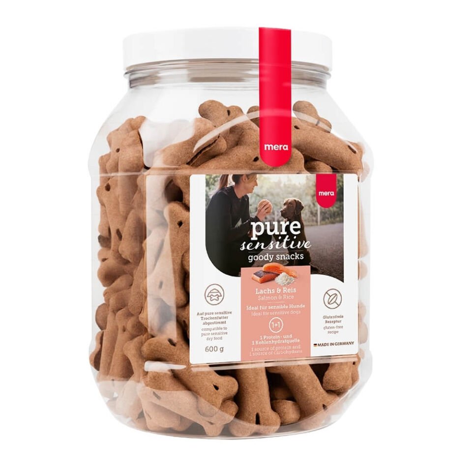 Mera Pure Sensitive Somonlu Köpek Ödül Bisküvisi 600 Gr
