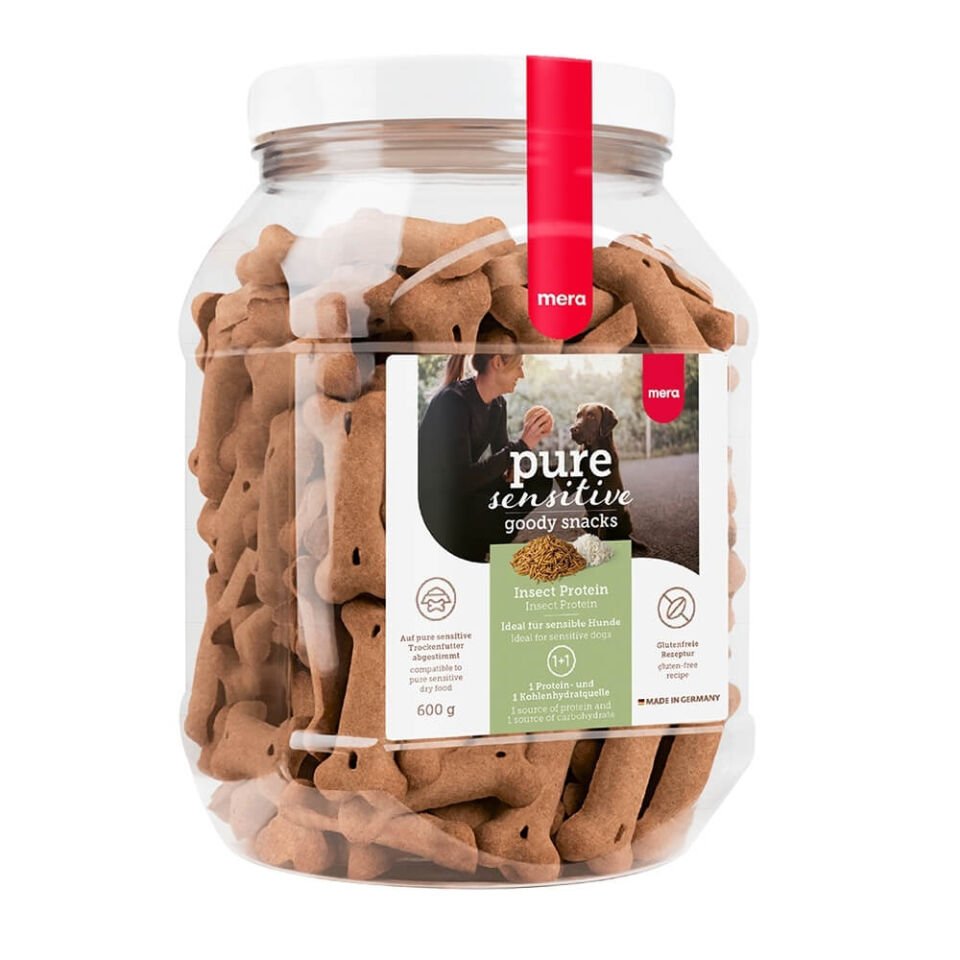 Mera Pure Sensitive Böcek Proteinli Köpek Ödül Bisküvisi 600 Gr