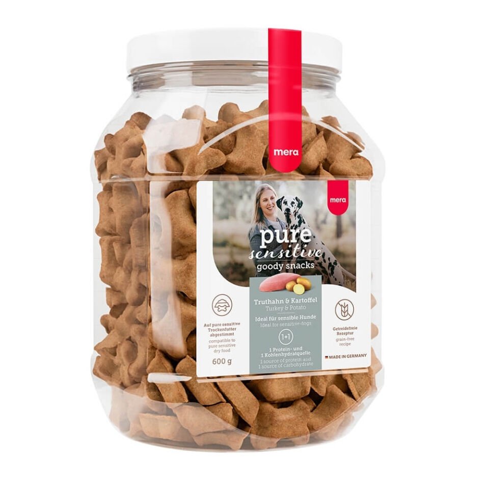Mera Pure Sensitive Hindi Etli ve Patatesli Köpek Ödül Bisküvisi 600 Gr