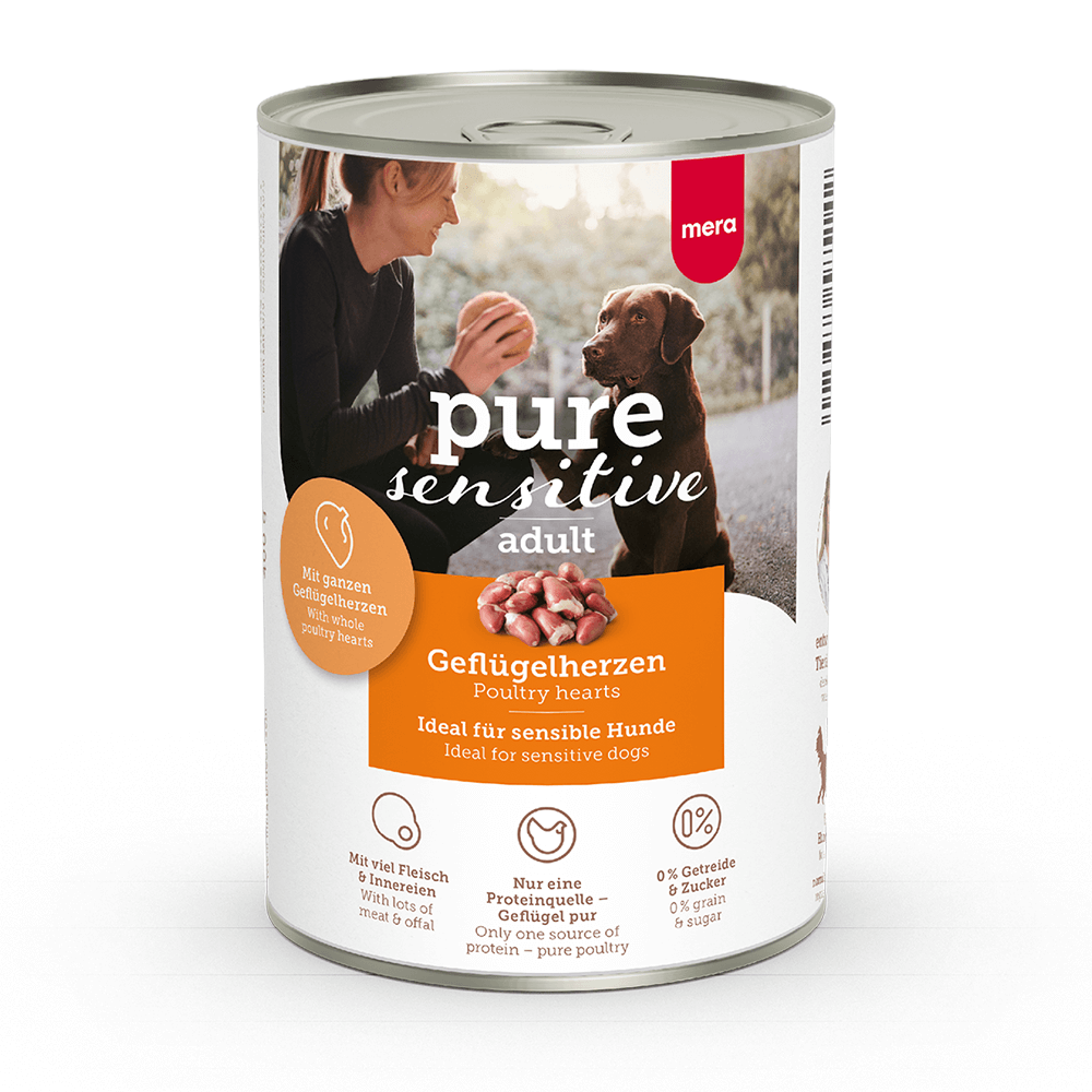 Mera Pure Sensitive Adult Kümes Hayvanlı Yetişkin Köpek Konservesi 400 Gr