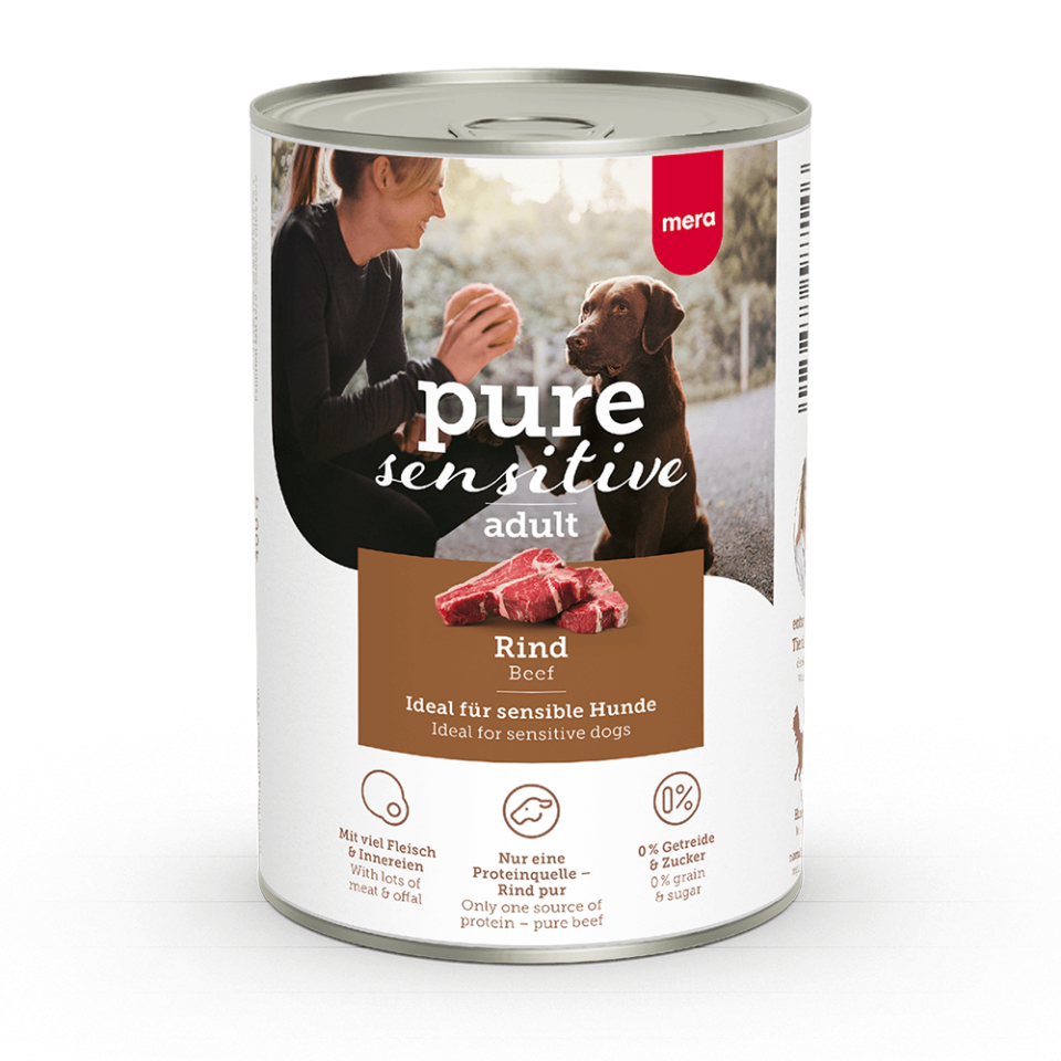 Mera Pure Sensitive Adult Biftekli Yetişkin Köpek Konservesi 400 Gr