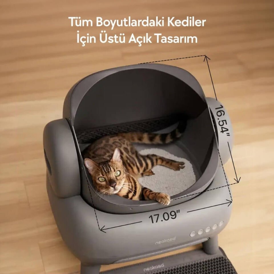 Neakasa Üstü Açık Akıllı Kedi Tuvaleti