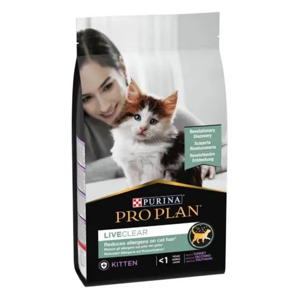 Pro Plan LiveClear Hindili Alerjen Azaltan Yavru Kedi Maması 1,4kg