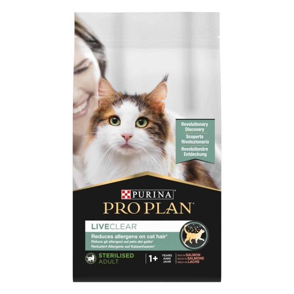 Pro Plan LiveClear Somonlu Alerjen Azaltan Kısırlaştırılmış Kedi Maması 1,4kg