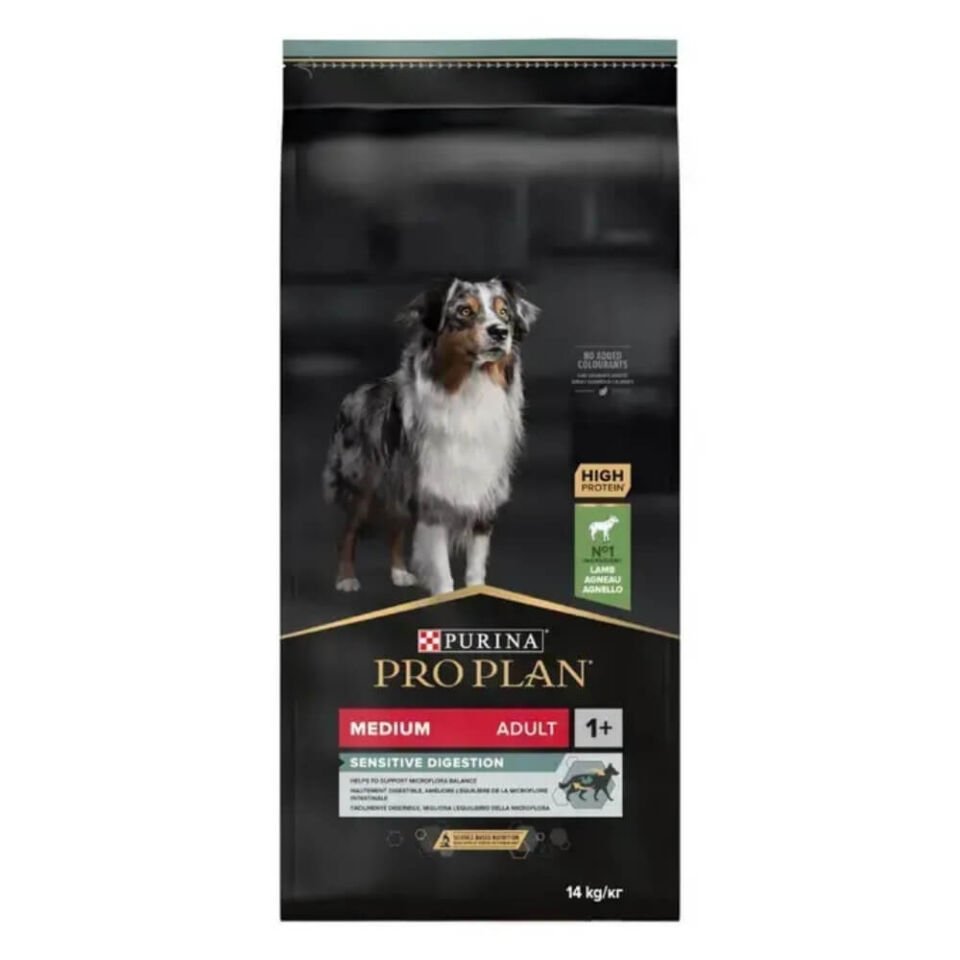 Pro Plan Medium Kuzulu Orta Irk Yetişkin Köpek Maması 14Kg